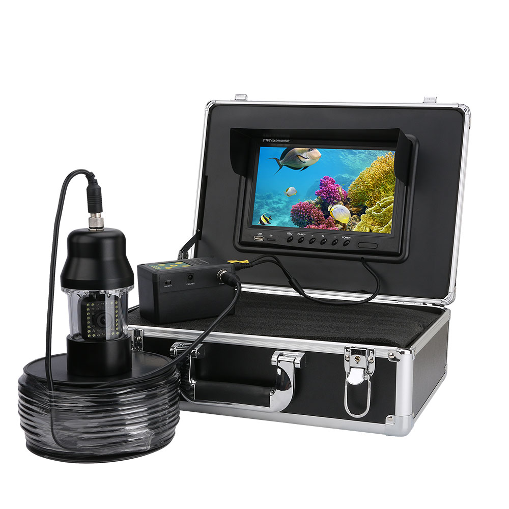 9 بوصة مسجل DVR 100 متر تحت ال - مراجعة Underwater Camera وسعره
