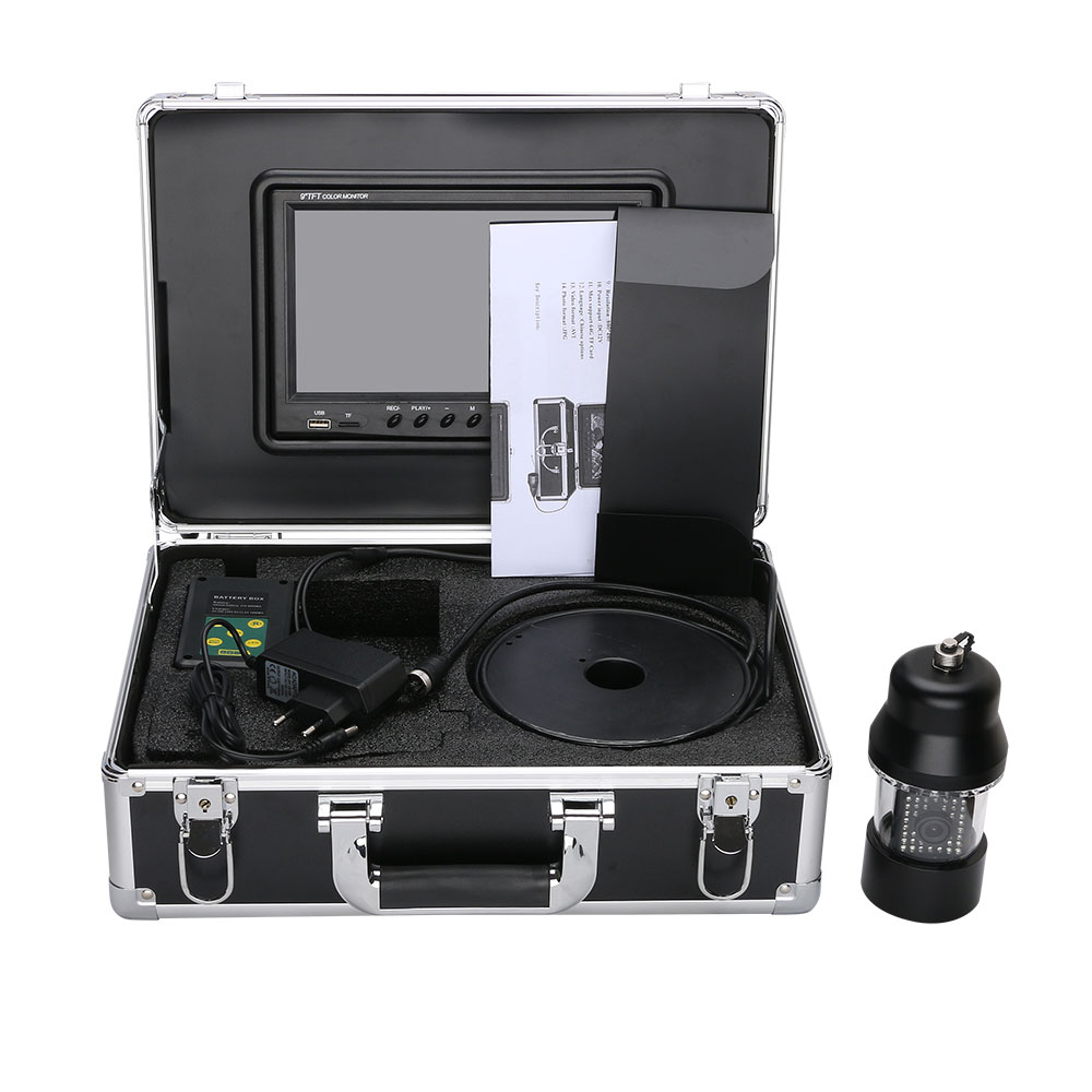 9 بوصة مسجل DVR 100 متر تحت ال - مراجعة Underwater Camera وسعره