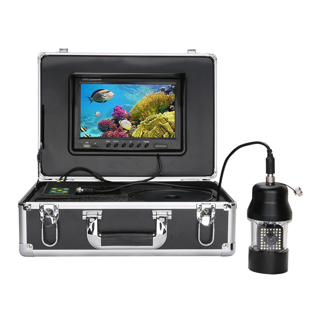9 بوصة مسجل DVR 100 متر تحت ال - مراجعة Underwater Camera وسعره