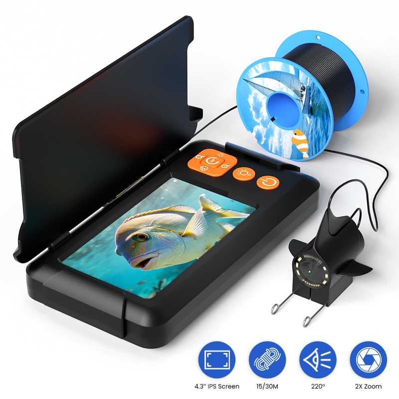 جهاز كشف الأسماك المحمول مع حا - مراجعة Fish Finder Portable وسعره